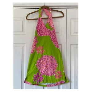 Lily Pulitzer Girls Halter Sundress
